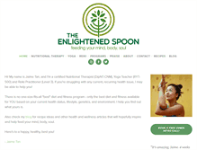 Tablet Screenshot of enlightenedspoon.com
